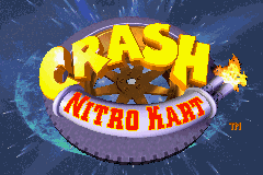 Crash Nitro Kart Title Screen